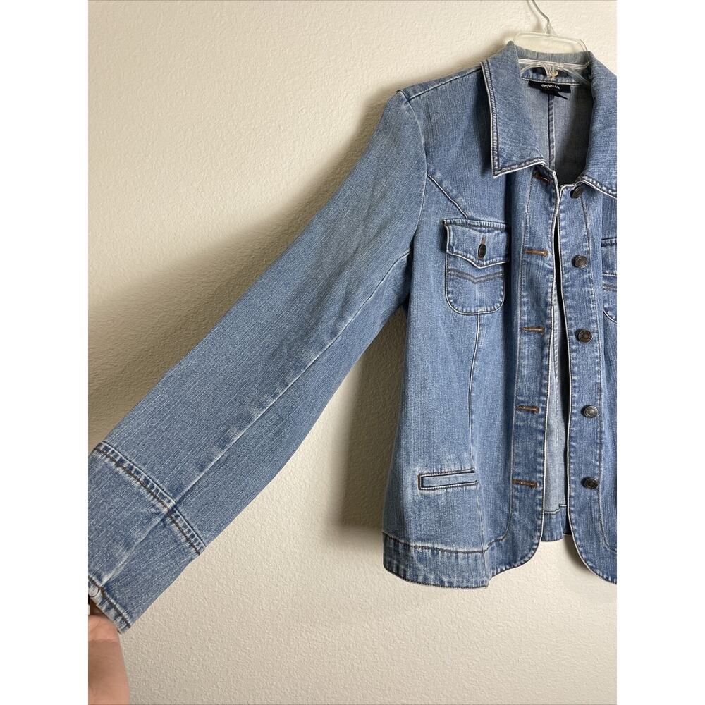 style co, denim jacket, blue, size L - Picture 4 of 6